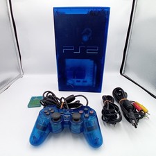 PS2 PlayStation 2 Console Ocean Blue SCPH-37000 Controller Japanese Discounted