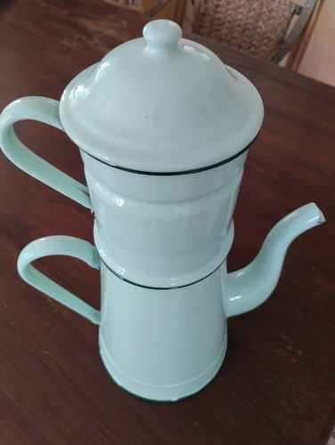 Ancienne cafetière tôle - ancienne, en