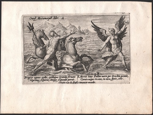 1602 gravure eau - eau-forte, neptune