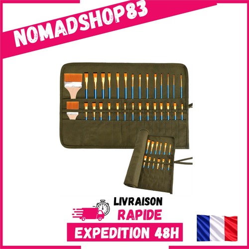 Trousse pinceaux enroulable - 30,