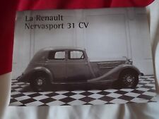 0104* Technical ID card / La Renault Nervasport 31 hp
