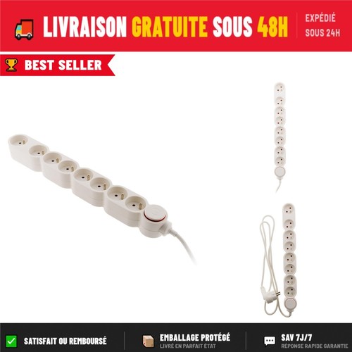 Bloc multiprise prises - bloc, 8