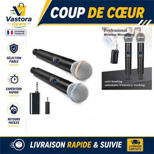 Microphone sans fil uhf - fil,