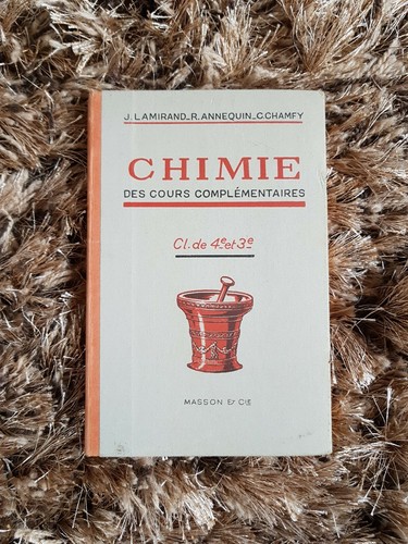 Livre ancien chimie classe - livre,