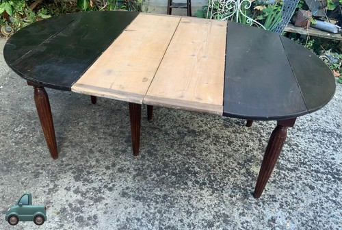 Ancienne table rallonges 6 - ancienne, à