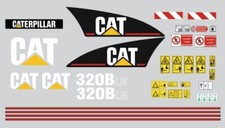 Décalcomanies Compatibles Pour CATERPILLAR 320 B LN Kit Adhésif Complet