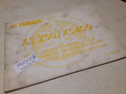 Yamaha xs400 xs250 250 400 - yamaha,