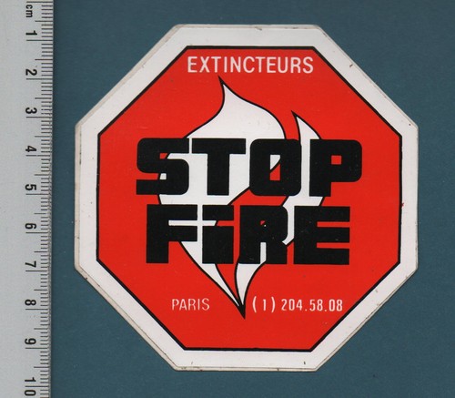 Stop fire extincteur - ,