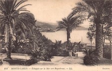 A871 Monaco Monte Carlo Echappee sur Mer vers Roquebrune postcard