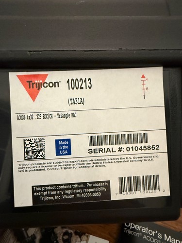 Trijicon acog ta31a - trijicon,