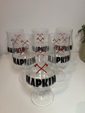 6 VERRES A BIERE HAPKIN 25CL