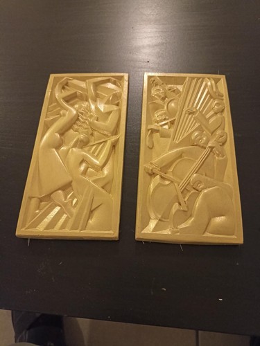 Lot bas relief art - 2, déco