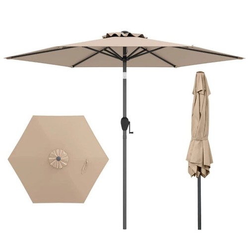 Parasol jardin manivelle - de,