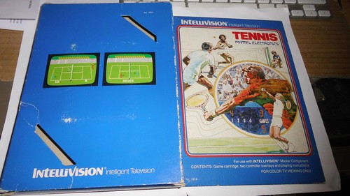 Jeu intellivision tennis - jeu,