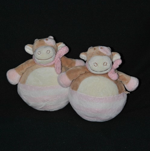 Lot doudou culbuto vache - de,
