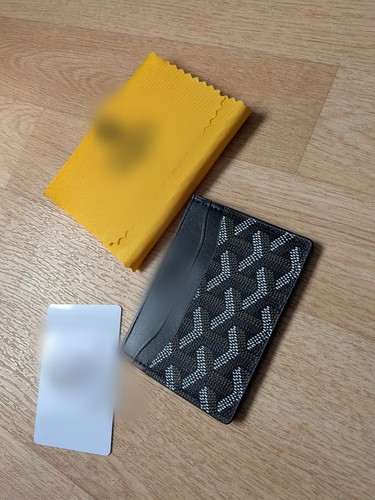 Porte carte cuir noir - carte, en