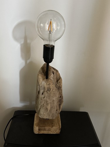 Lampe bois flotté art - flotté, art&deco