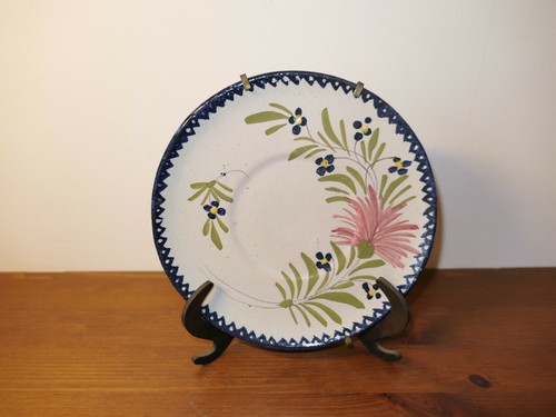 Assiette ancienne faience - ancienne,