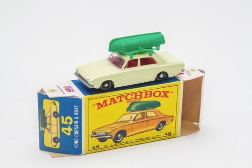 Matchbox ford corsair boat - matchbox,
