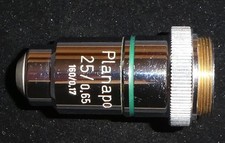 Carl Zeiss Microscope Objective / Planapo / 25/0.65 160/0.17 / Clear optics