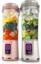 Two-Pack Portable Blender, Cordless, 18oz. Vessel, Personal Blender-for Shakes