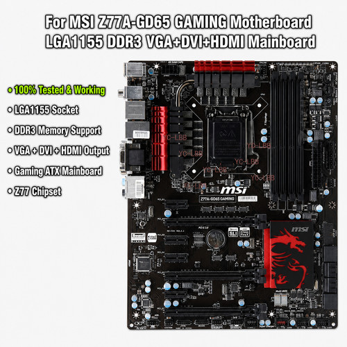 For msi z77a gd65 - for, gaming