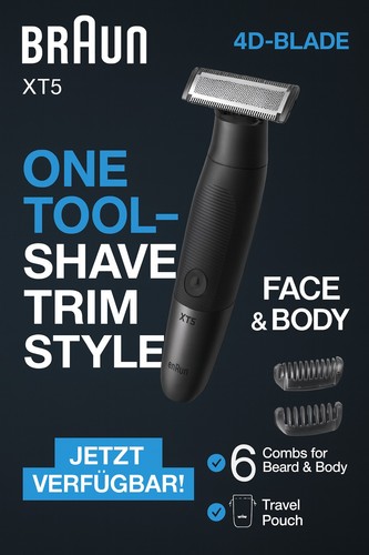 Braun xt5 blade tondeuse - braun, 4d-blade