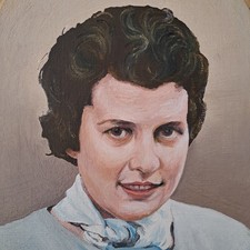 Huile sur toile portrait de R