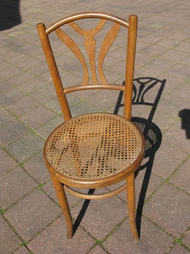 Chaise antique dos - antique, droit