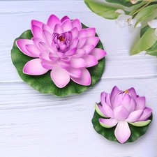 6 PCS Décoration D'étang Plantes Aquatiques Artificielles