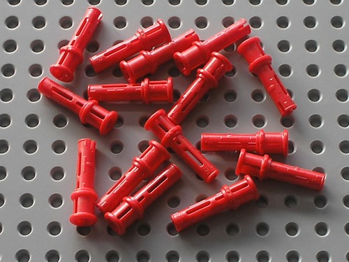 Lego technic red pin long - 15,