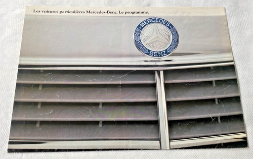 Brochure gamme mercedes benz - brochure,