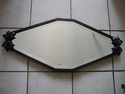 Miroir ancien art - déco, en