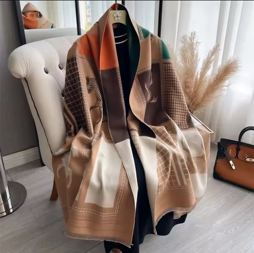 Poncho écharpe pashmina - Écharpe,