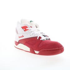 Reebok Court Victory Pump baskets pour hommes en cuir rouge
