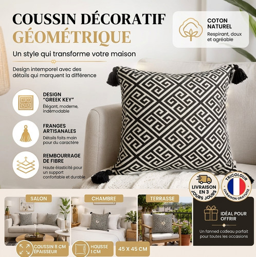 Coussin decoratif canape - coussin,