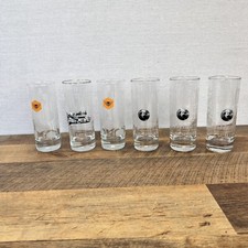 Jack Daniels Old Distillery 6"  High Ball Whiskey 10 oz Glass Set of 6