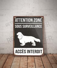 Plaque métal vintage Accès