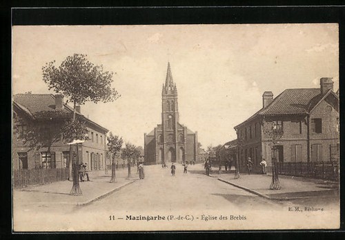 Cpa mazingarbe eglise des - eglise,