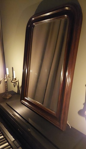 Ancien important miroir - important,