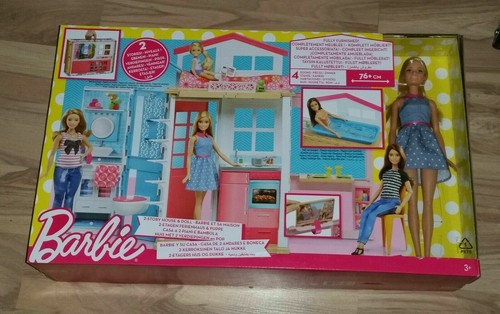 Maison barbie neuve meublee - maison,