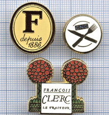 Lot Pins gastronomie traiteur