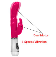 🐰 20 cm Love Rabbit Vibromasseur Sextoys Stimulateur Sans Fil Point G Clito X