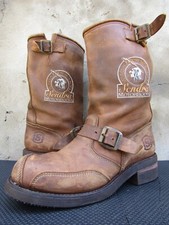 Sendra Moto Boot - Steel Toe Mad Dog Engineer Harness Size UK 8 | US 9