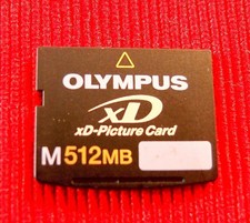 Carte mémoire xD Olympus 512 Mb type M (testée)