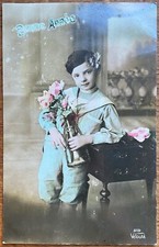 ANTIQUE FANCY GREETING CARD (CPA 1)
