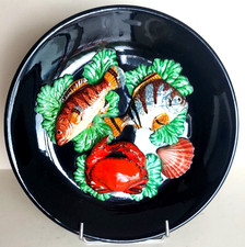 Palissy Vallauris Majolica Wall Plate circa 1950