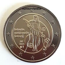 DISPO 2 euro BELGIQUE 2025 Commémo. Loterie Nationale. Envoi en suivi