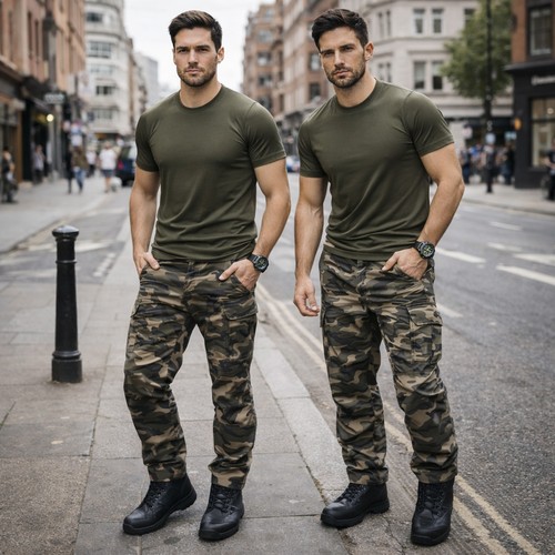 Pantalon militaire mimétiques - militaire,