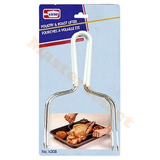 2 x FOURCHES FOURCHETTE A VOLAILLE POULET ET ROTI USTENSILE DE DECOUPE CUISINE